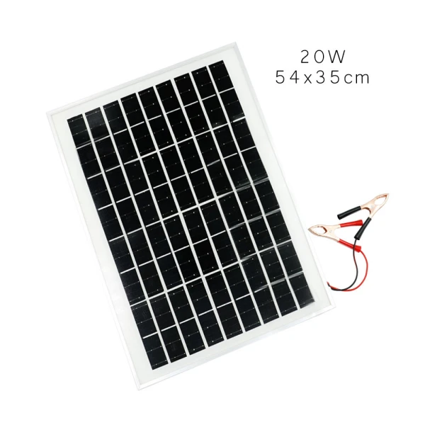 Πολυκρυσταλλικό Φωτοβολταϊκό Πάνελ 20W 12V - 17.49V