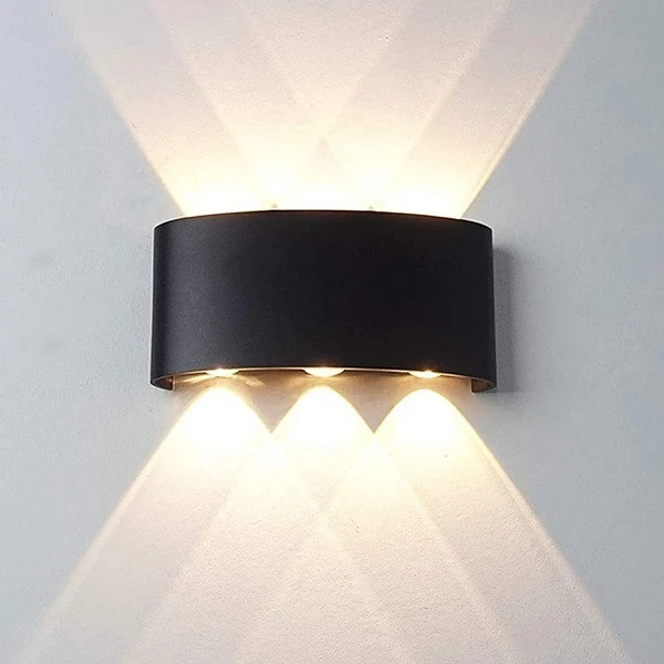 Φωτιστικό τοίχου 6 κεφαλών 6W 85-265V 50000h DY-30 Θερμό λευκό