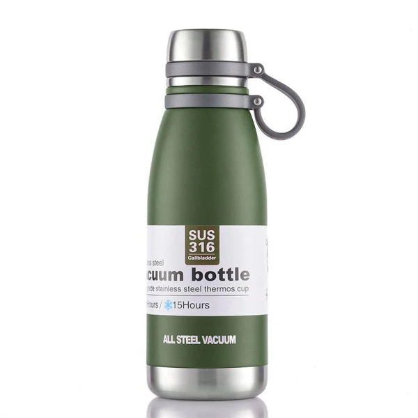 Μπουκάλι Θερμός με Ιμάντα Μεταφοράς 1.2lt JB-6067 Πράσινο