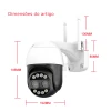 IP Κάμερα Παρακολούθησης Wi-Fi 4MP Full HD+ Αδιάβροχη με Φακό 2.8-12mm JT-8186XM Λευκό