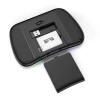 Ασύρματο πληκτρολόγιο Mini Wireless M9 με touchpad και διπλή λειτουργία 2.4G + Bluetooth με φωτισμό πλήκτρων 8 χρωμάτων για Android TV Box και υπολογιστή PC M9 Μαύρο