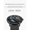 NK08C Stainless Steel 45mm Smartwatch Μαύρο
