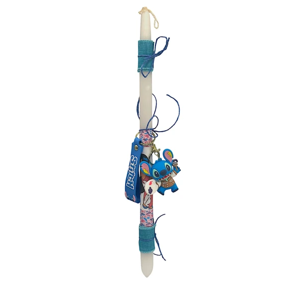 Πασχαλινή λαμπάδα Mohicans Κρεμαστό Μπρελόκ Lilo & Stitch 3D Rubber Keychain Painter Από Pvc L165 Stitch