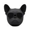 Mini Φορητό Ασύρματο Ηχείο Bluetooth 3W σε Σχήμα Bulldog με Διάρκεια Μπαταρίας έως 4 Ώρες TF/FM 006 Μαύρο