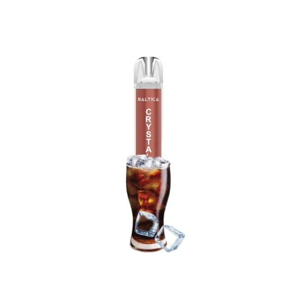 Saltica Crystal Ηλεκτρονικό Τσιγάρο μιας Χρήσης 700 Εισπνοών Cola Ice 2ml 20mg
