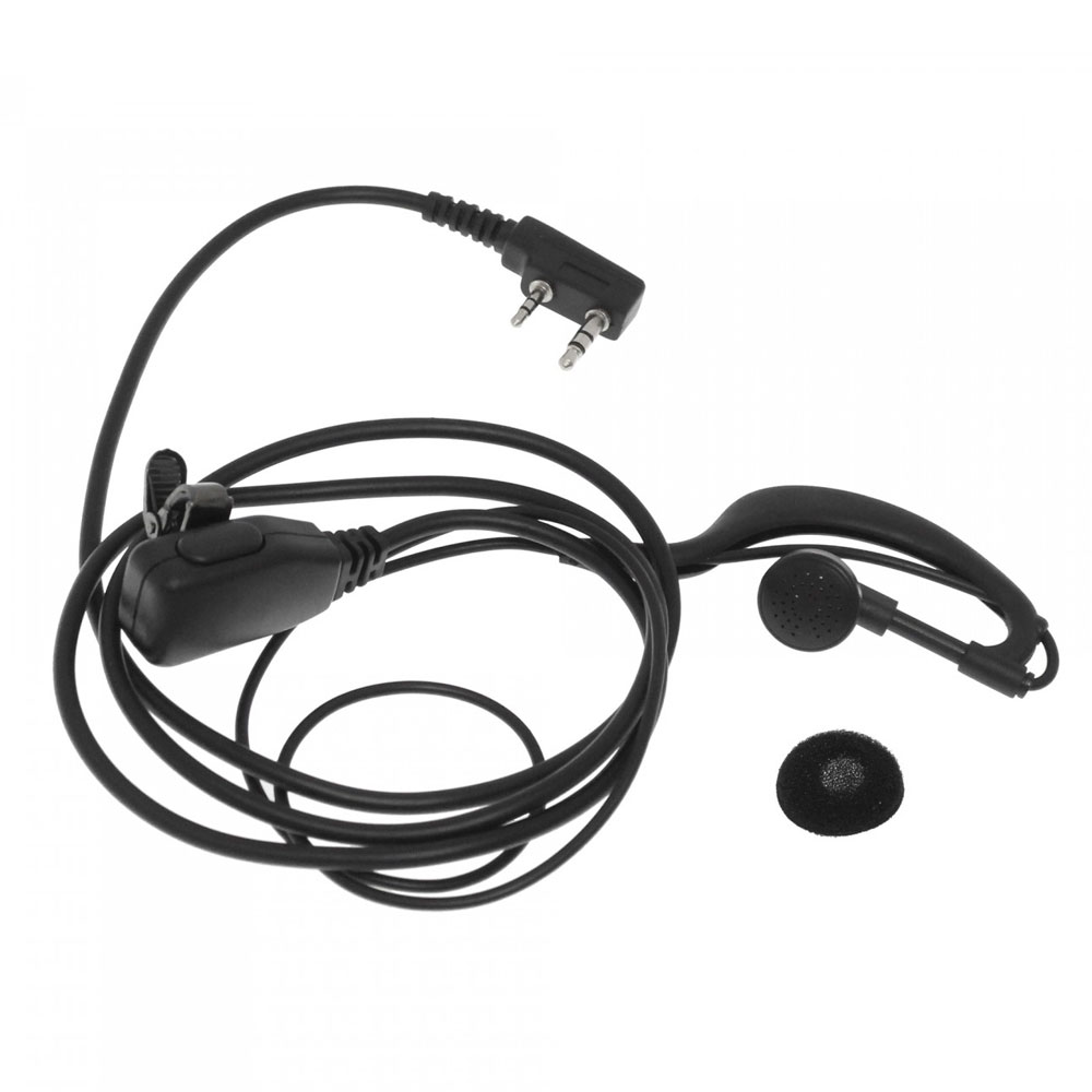 Ακουστικό Ear Hook UHF/VHF με PTT Μικρόφωνο για Ασύρματο Πομποδέκτη BF-888/UV-5R/UV-82 BAOFENG