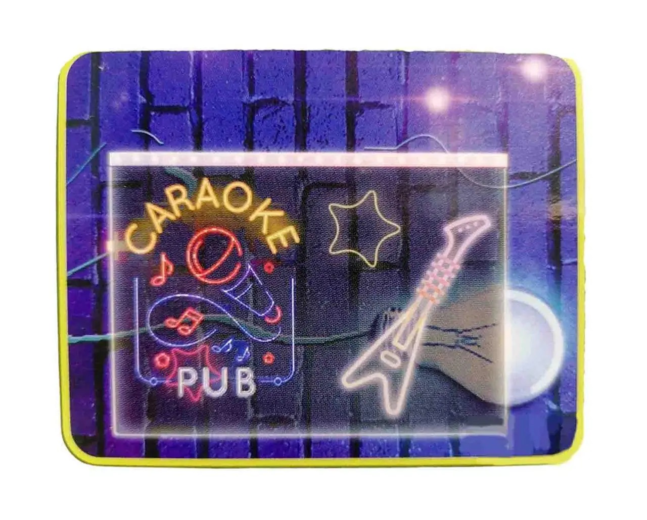 Πίνακας σημειώσεων 3D Ακρυλικό LED Bar Restaurant 10086