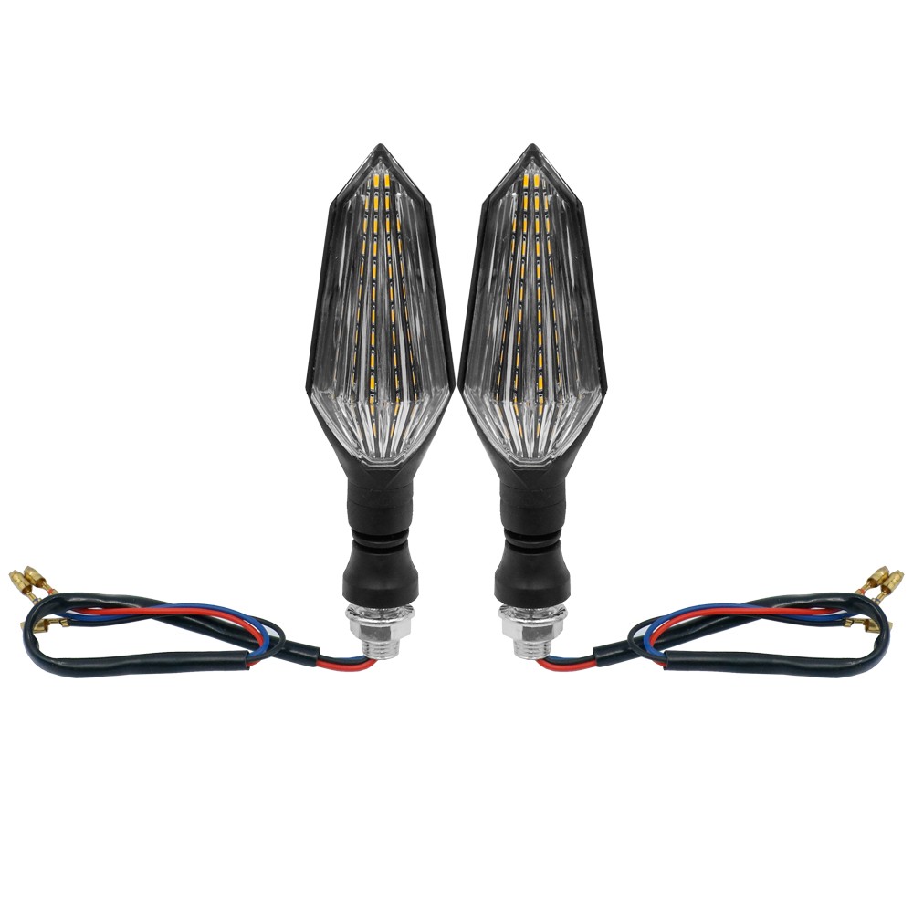 Φλάς μηχανής LED 12 SMD Πορτοκαλί 12V IP65 0050 2 τμχ