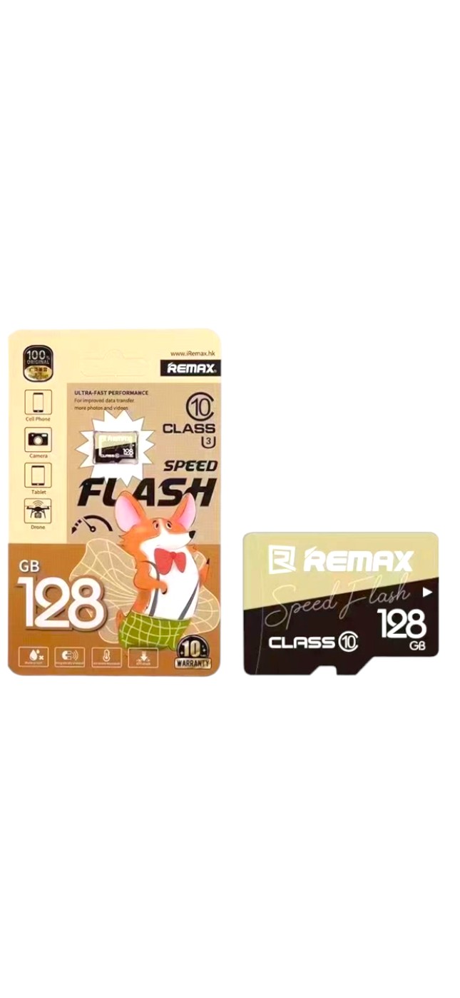 Κάρτα REMAX υψηλής ταχύτητας Micro SD 128GB Κάρτα μνήμης Flash Class 10 κάρτα micro sd 128GB για smartphone κάμερα Tablet Drone