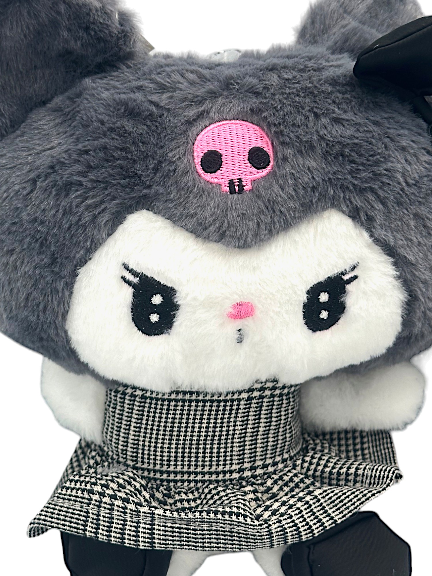 Λούτρινο Sanrio Kuromi Hello Kitty 20cm 1440-217-1 Γκρι