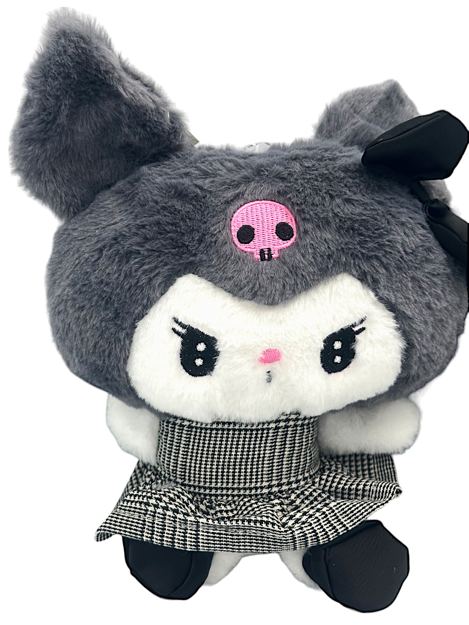 Λούτρινο Sanrio Kuromi Hello Kitty 20cm 1440-217-1 Γκρι