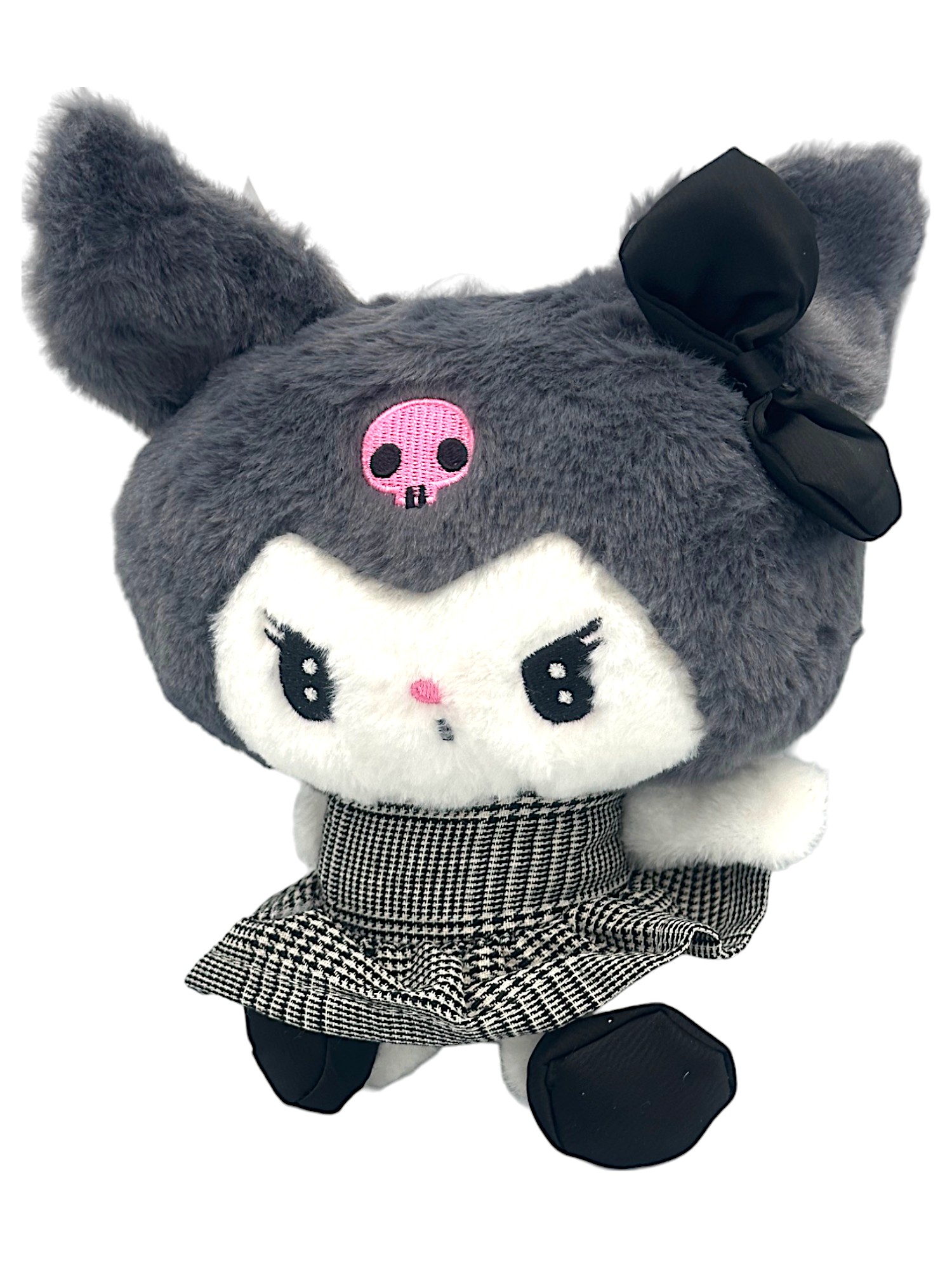 Λούτρινο Sanrio Kuromi Hello Kitty 20cm 1440-217-1 Γκρι