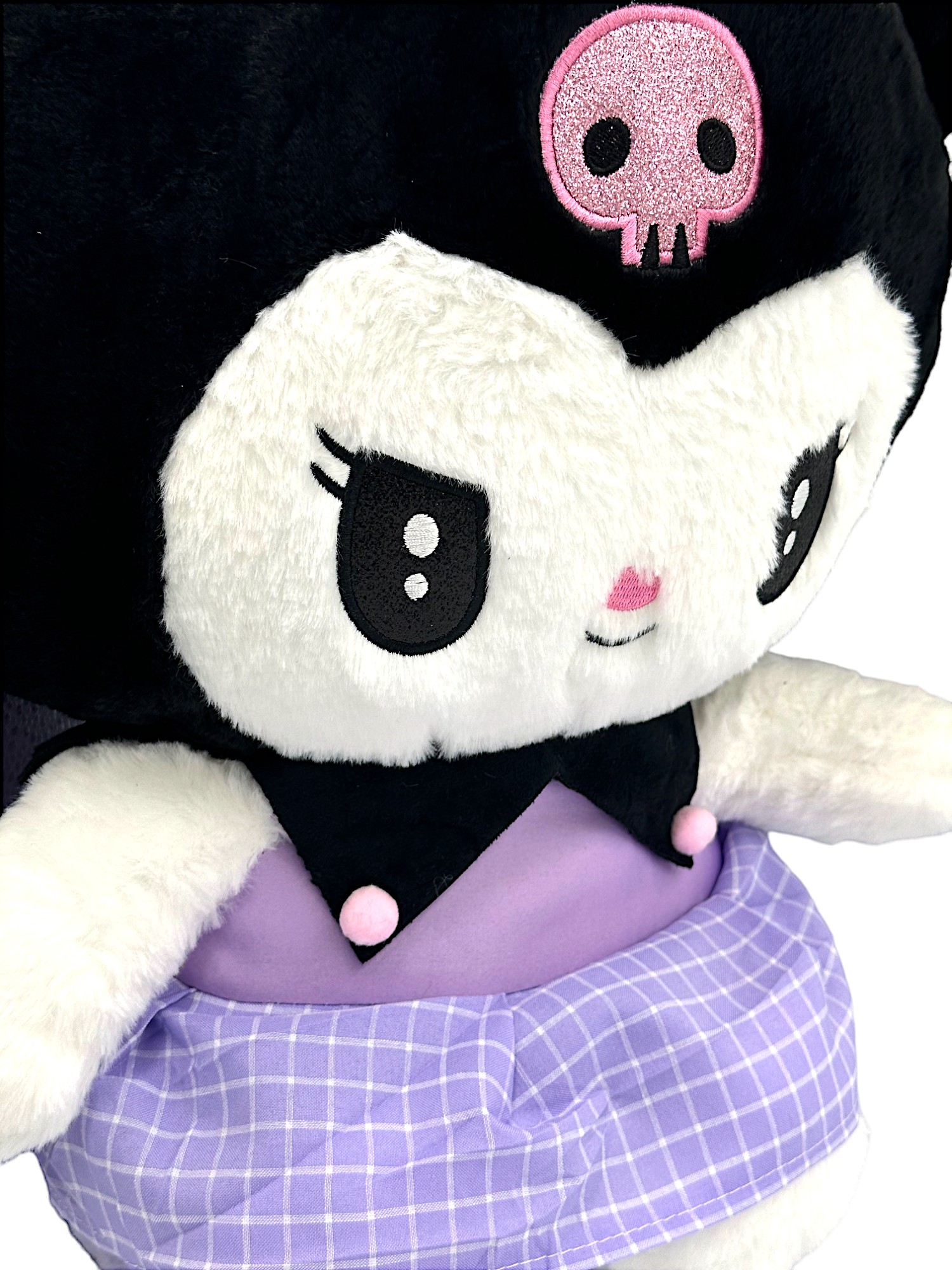 Λούτρινο Sanrio Kuromi Hello Kitty 50cm 1440-248-1 Μαύρο