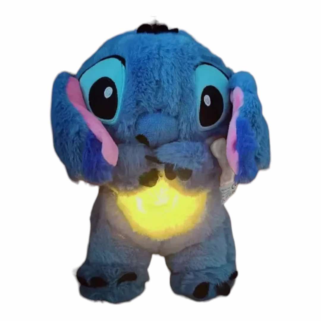 Απαλό Λούτρινο Αρκουδάκι Stitch με Κίνηση Αναπνοής & Μουσική 306464