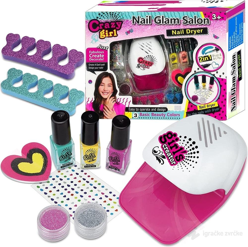 Nail Dryer - Nail Glam Salon 18284A Τρελό Κορίτσι