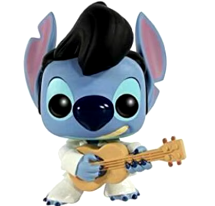 Funko Lilo & Stitch POP! Disney Elvis Stitch Exclusive Vinyl Figure #127 Μπλε