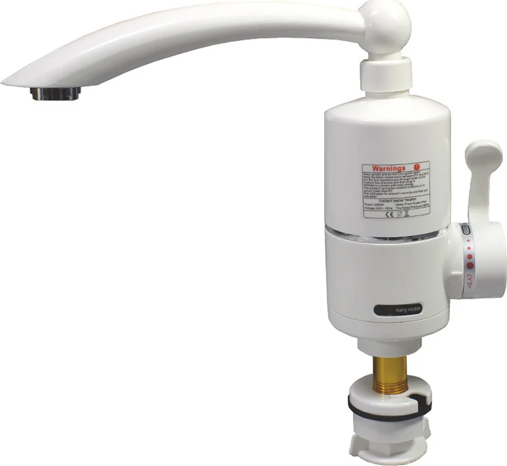 Ταχυθερμαντήρας Κουζίνας Μονοφασικός 3kW RX-005 Λευκό
