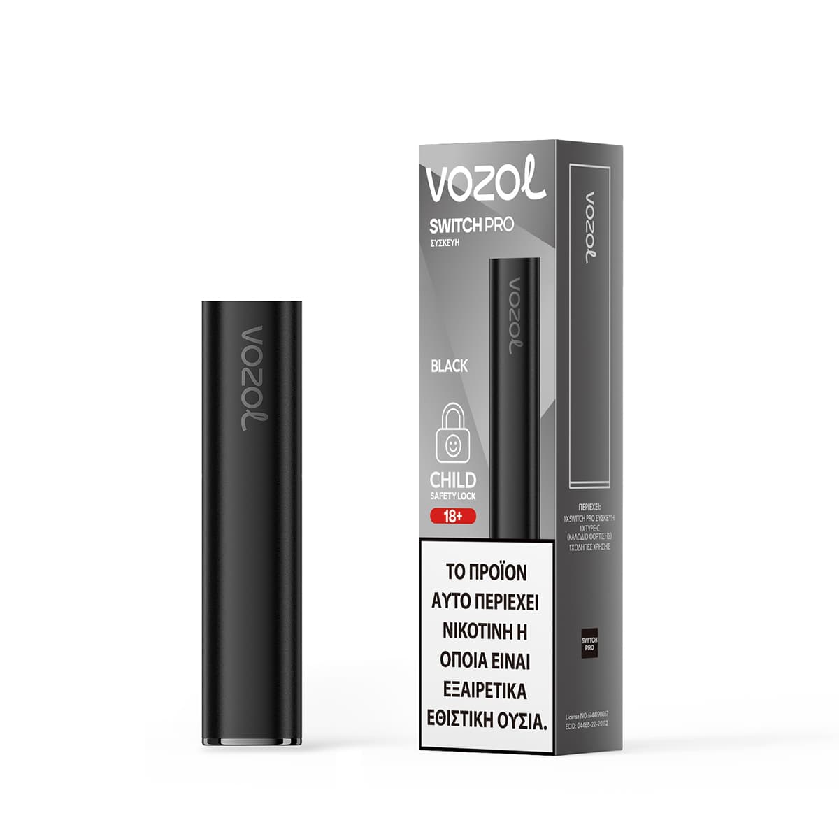 Vozol Switch Pro Συσκευή 492 1Μαύρη