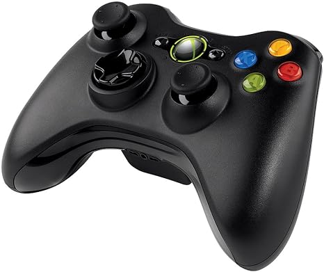 Wireless Gamepad Black With Adapter Ασύρματο Χειριστήριο Μαύρο - PC / Xbox 360 Controller