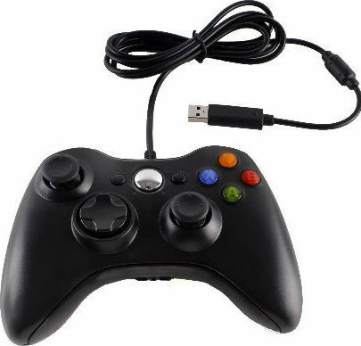 Ενσύρματο Gamepad για Xbox 360 Μαύρο
