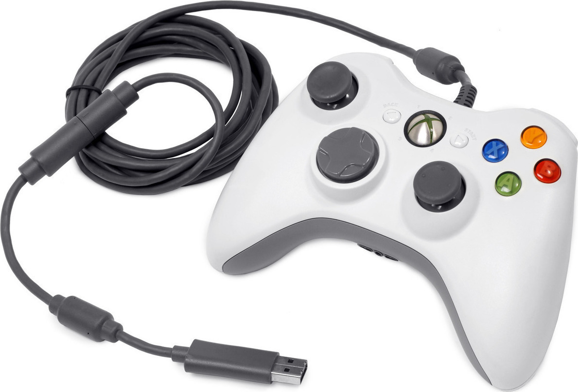 Ενσύρματο Gamepad για Xbox 360 Άσπρο