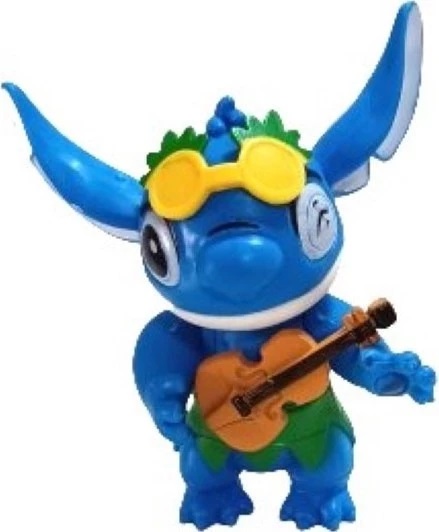 Disney Φιγούρα stitch playing the ukulele 11 cm 375 Μπλε