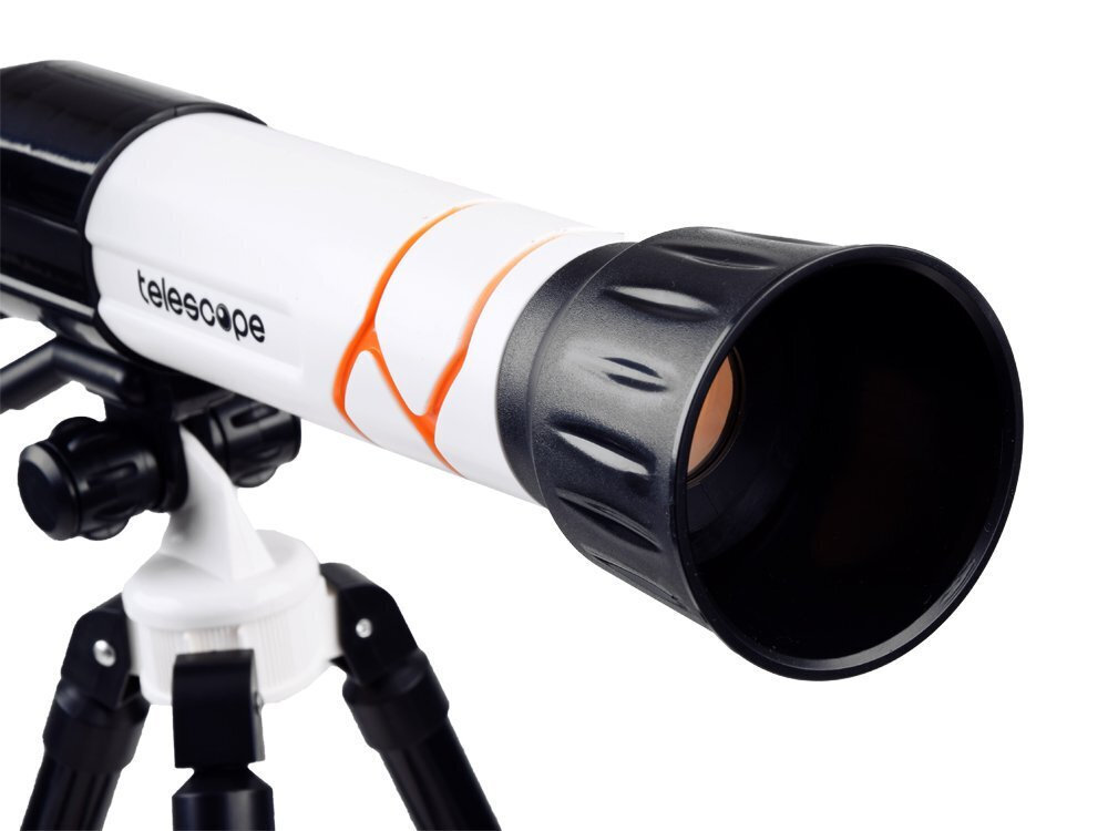 Ερασιτεχνικό Αστρονομικό Τηλεσκόπιο Με Zoom 39x, Τρίποδο & Διόπτρα Για Παιδιά Και Αρχάριους 90az Λευκό