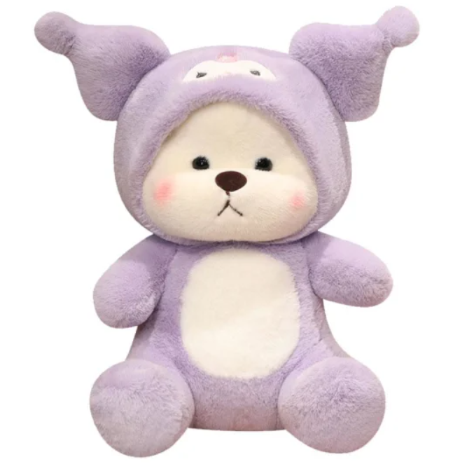 Disney Λούτρινο Stitch Αρκούδος 25cm 50548-1 Μωβ
