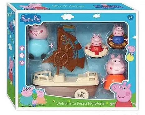 Παιχνίδι Μινιατούρα Peppa Pig Family sailing για 3+ Ετών 552-9