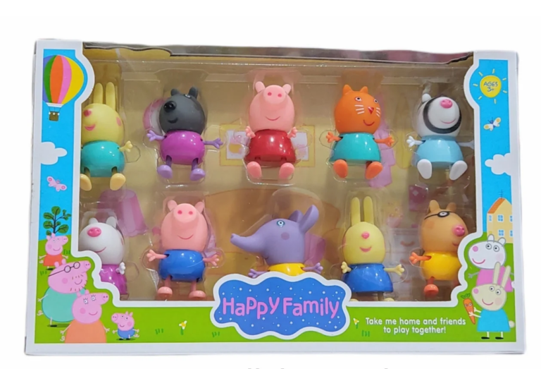 Παιχνίδι Peppa Pig Happy Family 10 Τεμχ 5807-2
