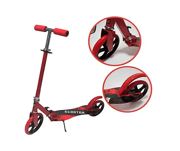 Παιδικό Πατίνι Scooter Αναδιπλούμενο Δίτροχο 888 Κόκκινο