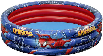 Bestway Spiderman 98018 Παιδική Πισίνα Φουσκωτή 122x122x30cm