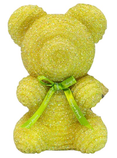 Αρκουδάκι Mohicans από Γιρλάντα Love Bear 30cm Αγ Βαλεντίνος 84728-2 Κίτρινο