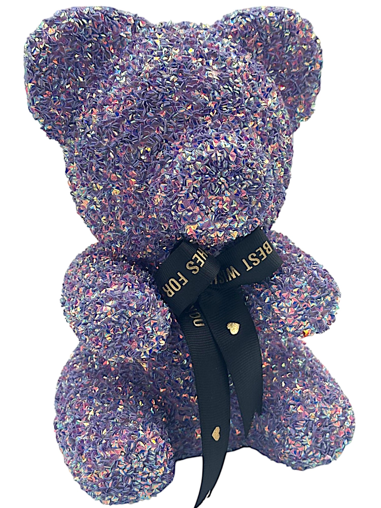 Αρκουδάκι Mohicans από Γιρλάντα Love Bear 30cm Αγ Βαλεντίνος 84728-6 Μωβ
