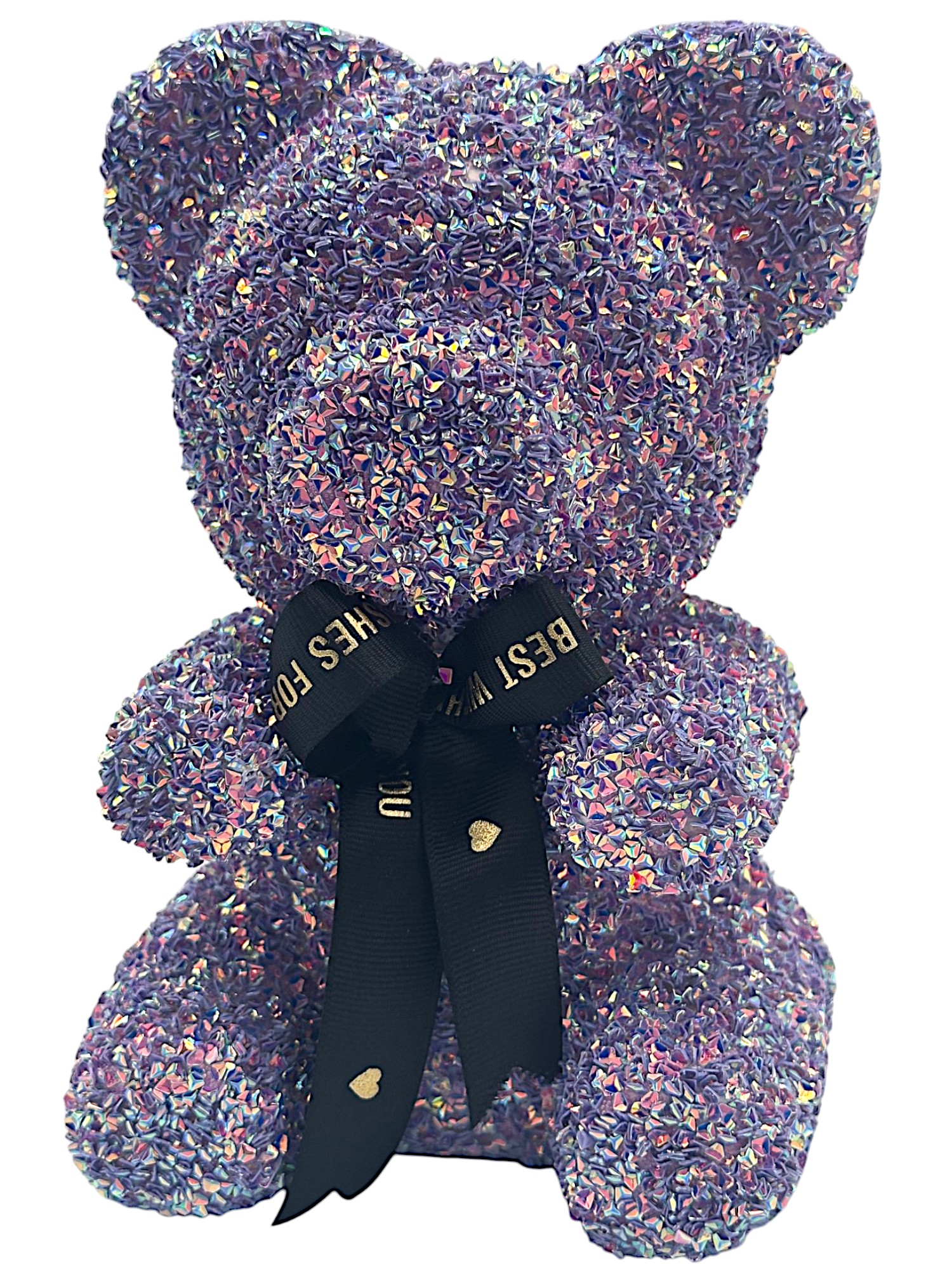 Αρκουδάκι Mohicans από Γιρλάντα Love Bear 30cm Αγ Βαλεντίνος 84728-6 Μωβ