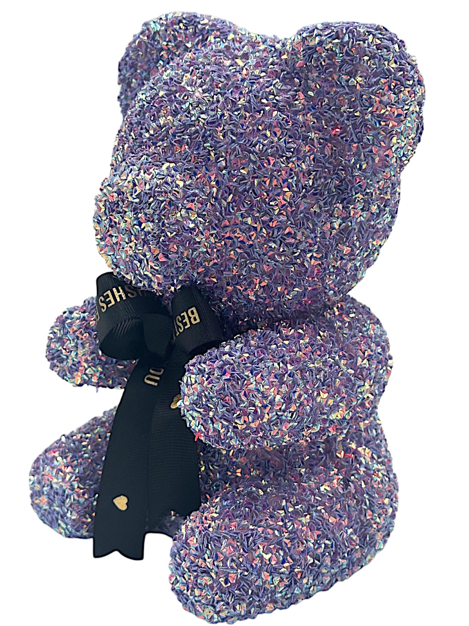 Αρκουδάκι Mohicans από Γιρλάντα Love Bear 30cm Αγ Βαλεντίνος 84728-6 Μωβ