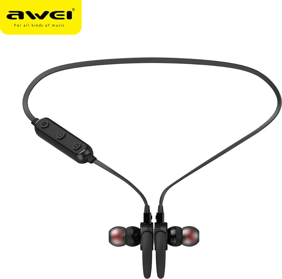 Ακουστικά Bluetooth Handsfree In-ear με Αντοχή στον Ιδρώτα Awei B925BL Μαύρα