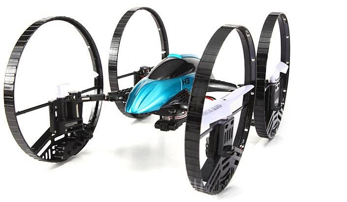 RC Drone/Αυτοκίνητο με Κάμερα 4 Channel CF908 Μπλε