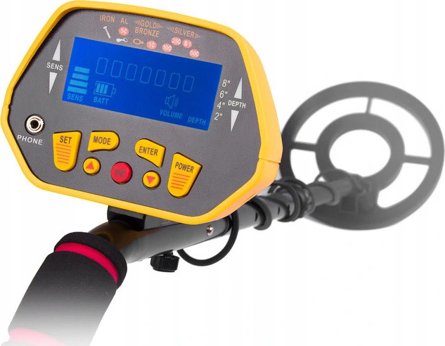 Ανιχνευτής Μετάλλων Εδάφους Gold Sniper CT-1028 Κίτρινο