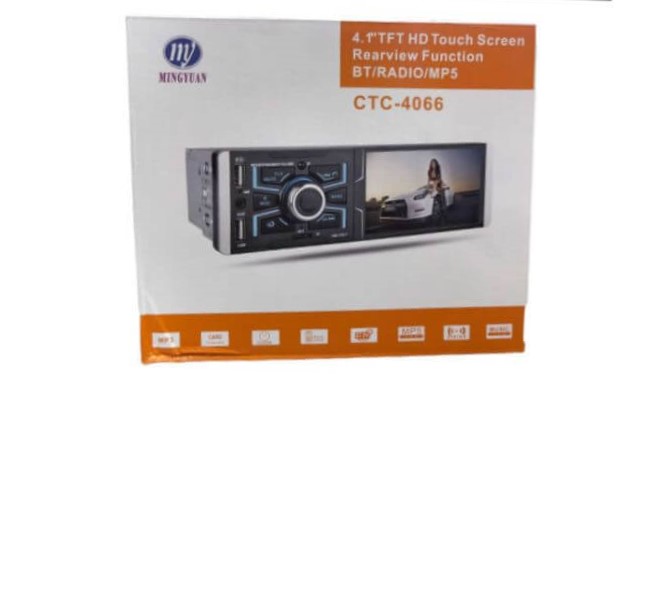 Ηχοσύστημα αυτοκινήτου Bluetooth USB – AUX – SD με οθόνη αφής & τηλεχειριστήριο Pervoi CTC-4066
