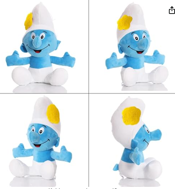 Disney Λούτρινο στρουμφάκη Μελένιος 35cm 1440-282-3 Μπλε