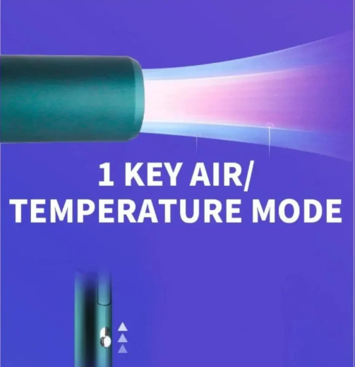 Επαγγελματικό 3500W Kemey αναδιπλούμενο πιστολάκι μαλλιών Km-9825 Πράσινο