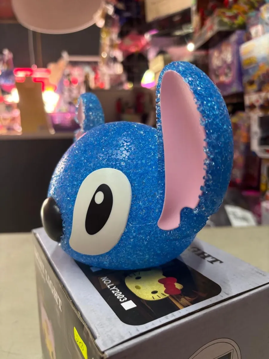 Επιτραπέζιο φωτιστικό Stitch Γαλάζιο Μπλε από καουτσούκ 8706-2 Μπλε
