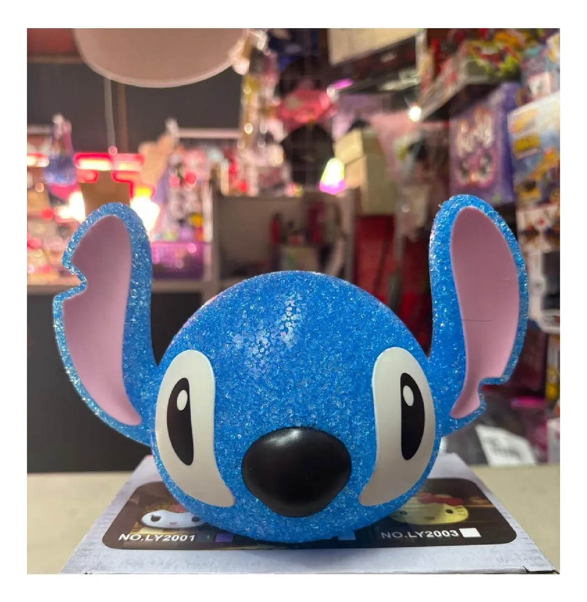 Επιτραπέζιο φωτιστικό Stitch Γαλάζιο Μπλε από καουτσούκ 8706-2 Μπλε