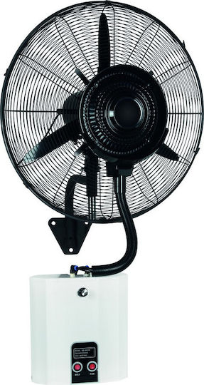 Eurolamp 147-29607 Επαγγελματικός Ανεμιστήρας Επιτοίχιος Υδρονέφωσης 260W Διαμέτρου 66cm