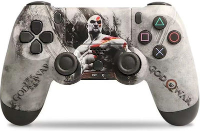 Ασύρματο Doubleshock Gamepad για Android / PC / PS3 / PS4 / iOS God Of War Γκρι