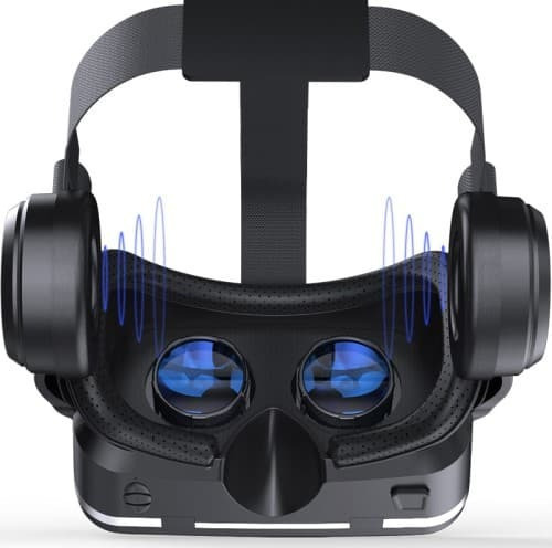 Shinecon G04BC VR Headset για Κινητά από 4.7" έως 6.3" Μαύρο