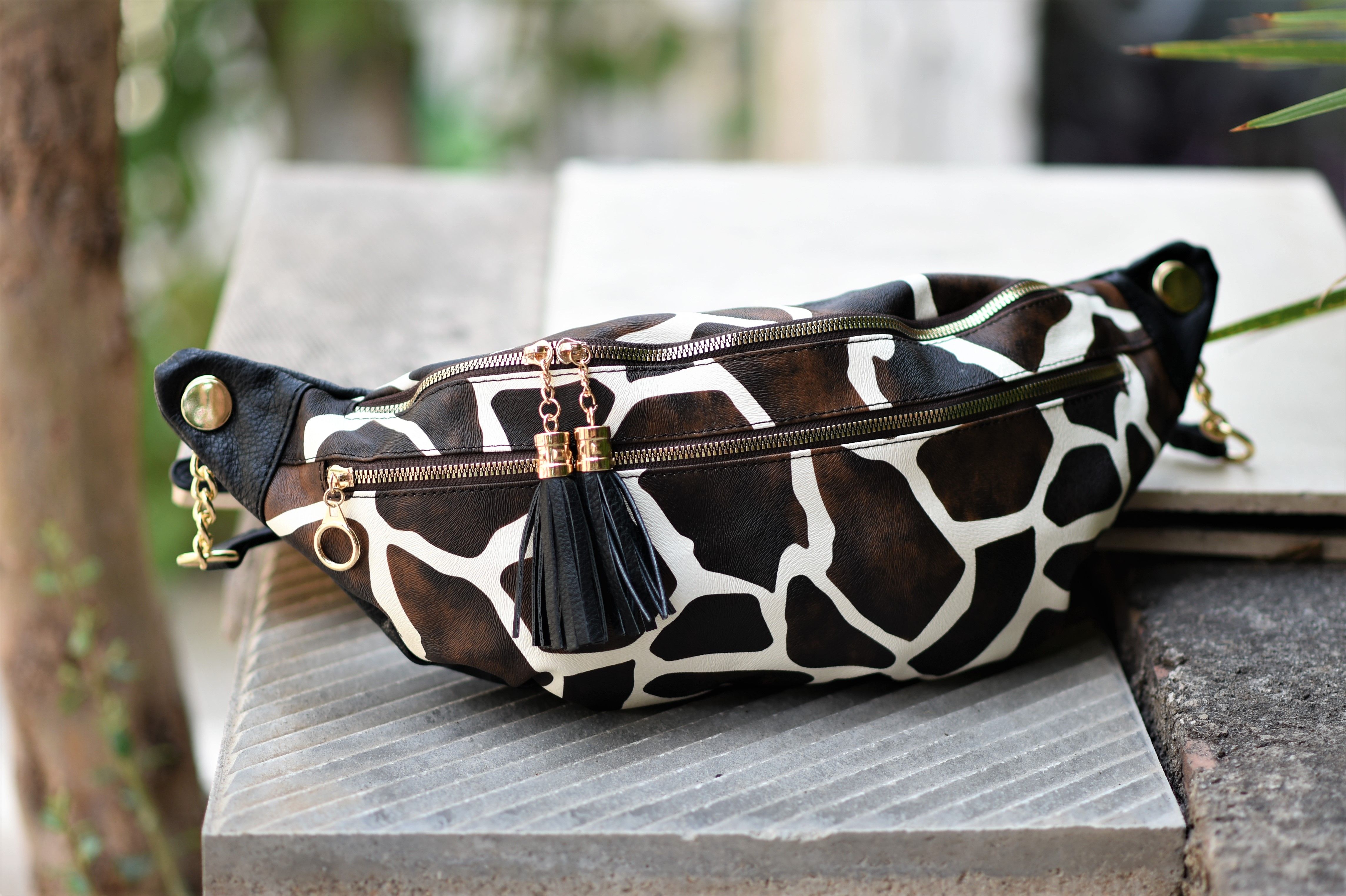 ΓΥΝΑΙΚΕΙΟ BUM BAG ΤΣΑΝΤΑΚΙ ΔΕΡΜΑΤΙΝΗ MOHICANS G159 ΚΑΜΗΛΟΠΑΡΔΑΛΗ