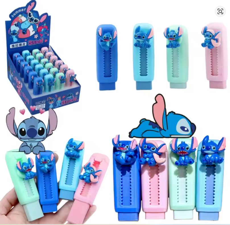 Γόμα Disney Stitch καθαρά χωρίς σημάδια 23957-7-3 Μπλε