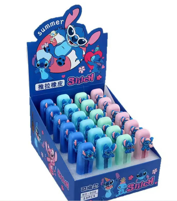 Γόμα Disney Stitch καθαρά χωρίς σημάδια 23957-7-3 Μπλε
